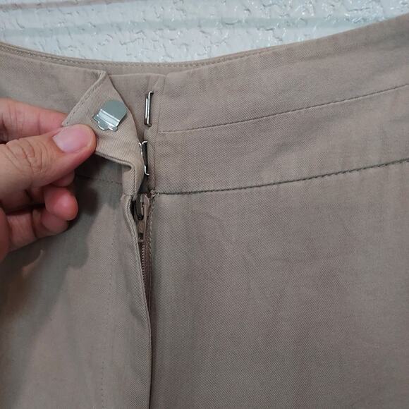 Pendelton Tan Silk Blend Trouser Pants Size 12 - Picture 7 of 13